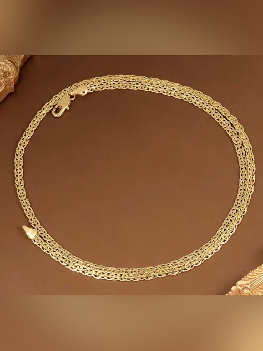 Elegant Gold Multi-Strand Women’s Necklace